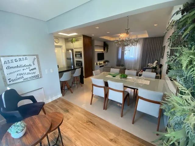 Apartamento à venda com 3 quartos, sendo 3 suítes, 2 vagas, 115m² na Rua João Pessoa no Velha, Blumenau